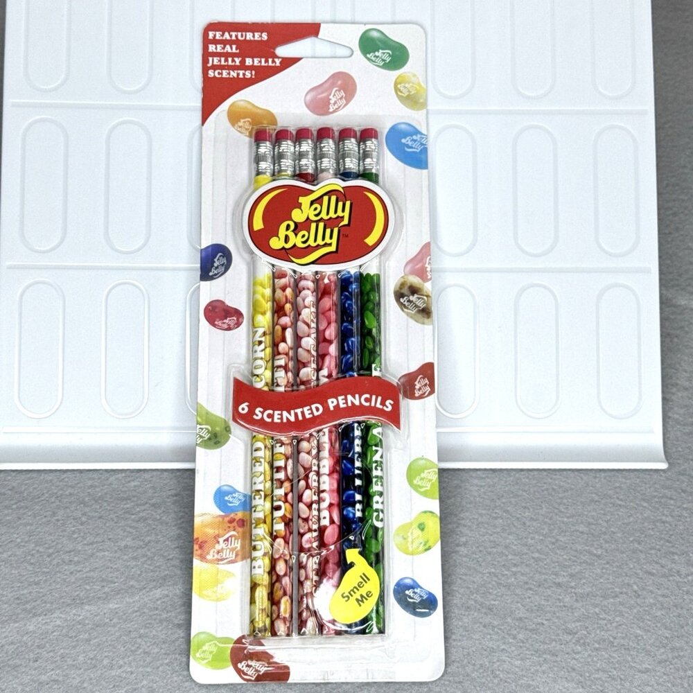 Jelly Belly 6 Scented Pencils For Novelty Collectors Scent Is Gone